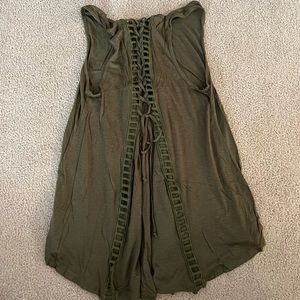 NWT Francesca’s Tie Up Tank